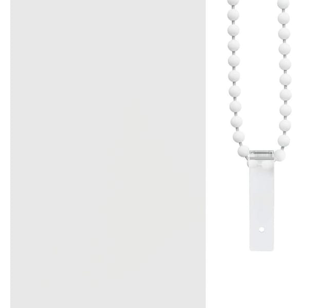 vidaXL Duschrollo 140x240 cm Weiß 142844