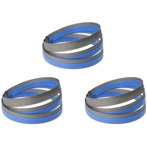 Lot De 3 Lames De Scie À Ruban 2240 X 16 X 0.5 Mm 4 Dents, Lames De Scie À Bois - Pour Bois Plastique