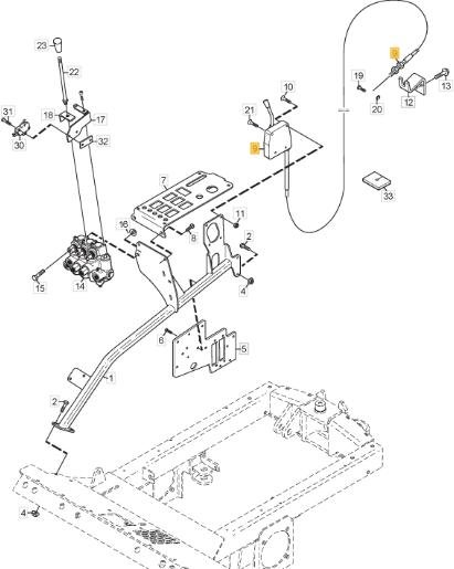 Original Stiga-beschleunigungskabel – 1134-7257-04