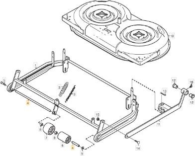 Original Stiga-welle – 1134-0304-05
