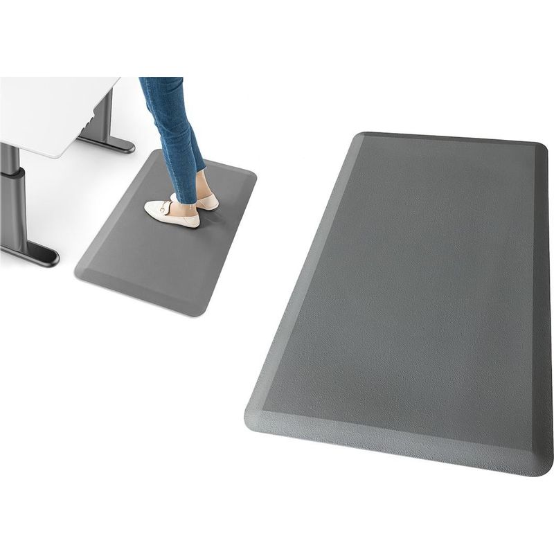 12 Mm Dicke, Gepolsterte Anti-ermüdungsmatte Für Küche Und Waschküche – Grau, 44 X 71 Cm