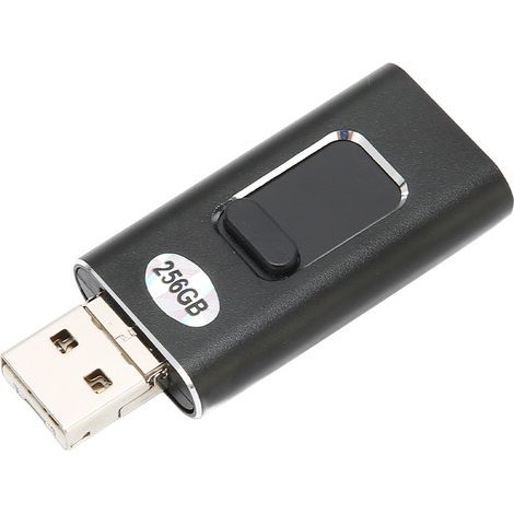 256 Gb Usb 3.0-stick Mit Dualen Usb-c- Und Usb-a-anschlüssen, Kompatibel Mit Smartphones, Tablets Und Pcs, Schnelle Plug-and-play-übertragung