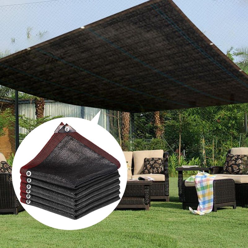 Gartengewächshaus-markise, Schattierungsnetz Für Innenhöfe, 90% Schattierungssegel, Sechsfach Verstärkte Nähte, Perforierte Kanten, 3 X 5 M