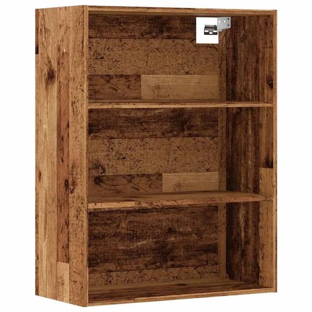vidaXL Wandregal Altholz-Optik 69,5x32,5x90 cm 857045