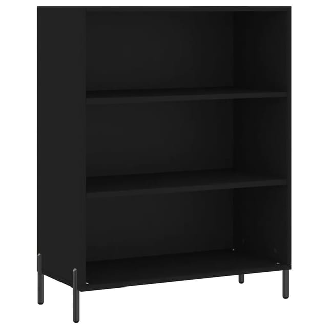 vidaXL Regalschrank Schwarz 69,5x32,5x90 cm Holzwerkstoff 828373