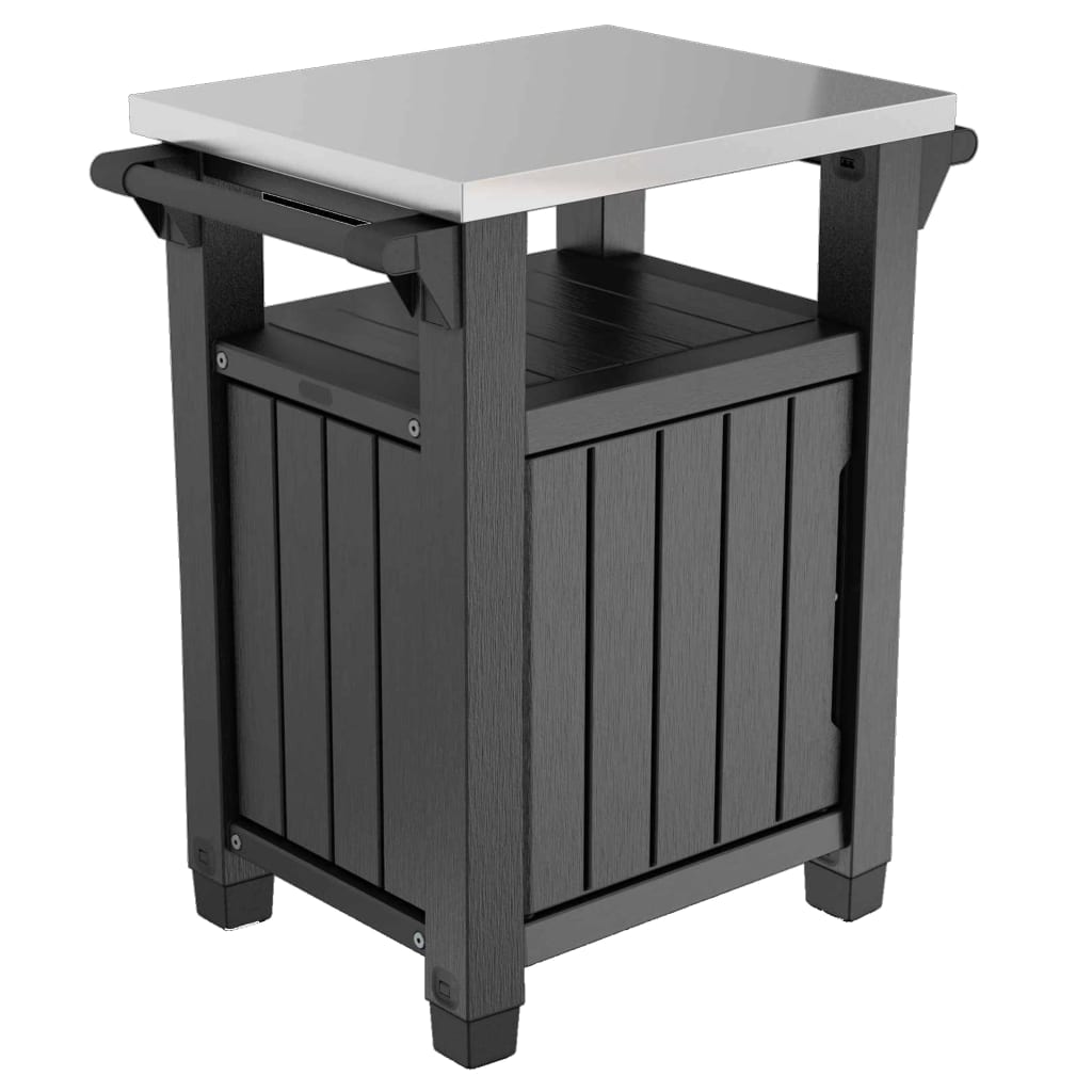 Multifunktionaler Gartentisch Für Bbq Unity Klassisch Holzoptik Keter