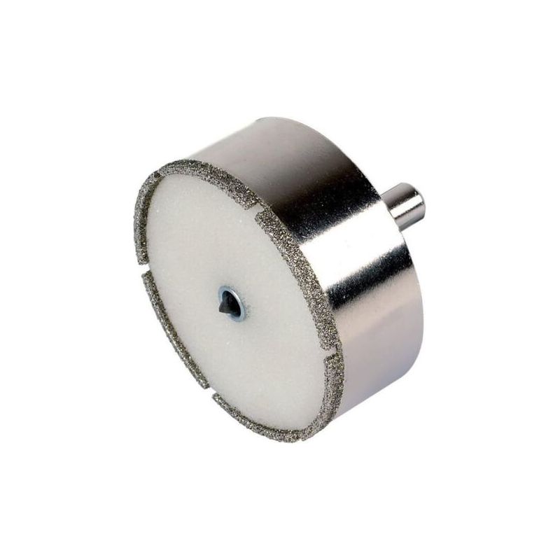 Keramik-diamantkernbohrer Ø 68 Mm, Schaft Ø 10 Mm Mit Zentrierbohrer – Schnitttiefe 25 Mm