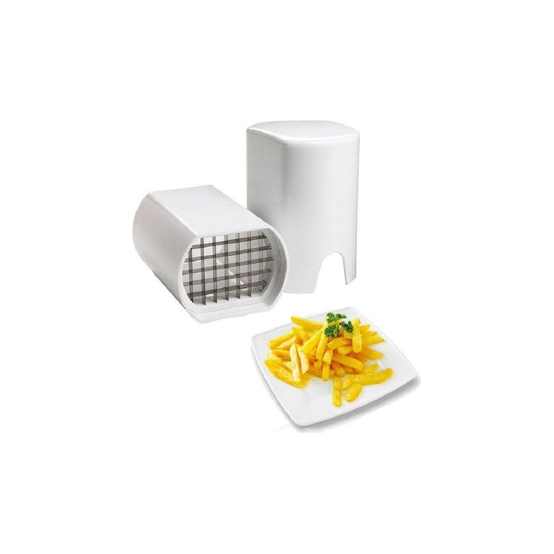 Manueller Pommes-/gemüseschneider – Super – Zufällige Farbe – 13,6 X 8,8 X 10 Cm