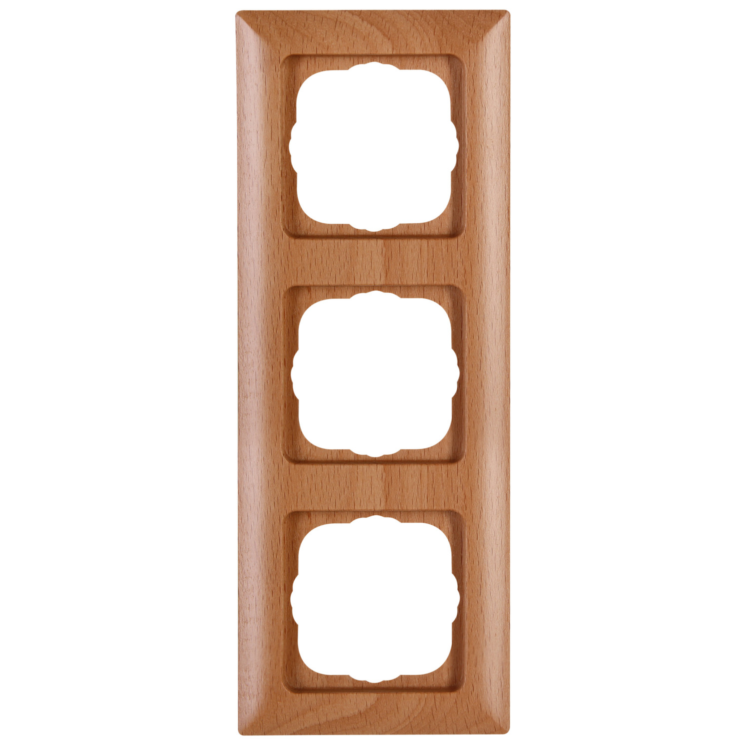 Kopp Abdeckrahmen 3-fach Milano, Buche, Ip20, Aufputz, Schalterprogramm Aus Holz