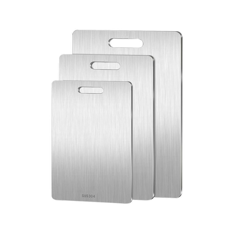 Schneidebrett Aus Titan, Schneidebrett Aus Edelstahl, Doppelseitiges Schneidebrett Aus Titan, Kompatibel Mit Dem