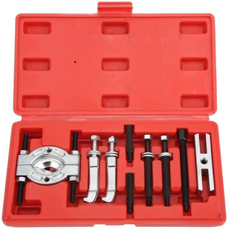 Ensemble D'Extracteur De Séparateur De Roulement, Kit D'Outils De Retrait De Roulement Portable, Séparateur De Roulement En Métal 9 Pièces
