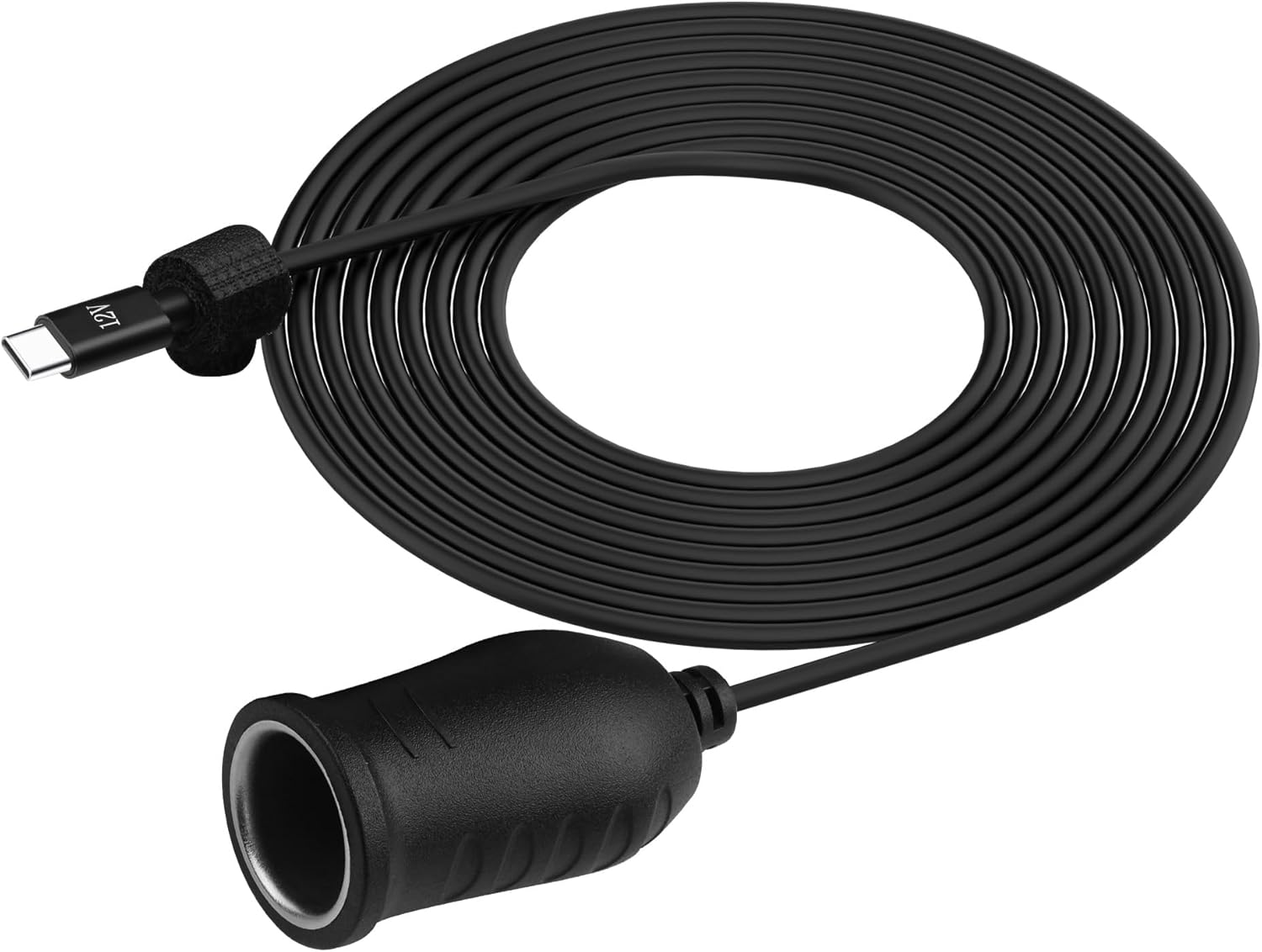 Adaptateur Usb C Vers Allume-cigare 3 M 12 V Type-c Femelle Vers Femelle - Compatible Avec Caméra Embarquée, Gps, Lumières Led De Voiture, Ventilateur De Voiture Et Appareils Portables