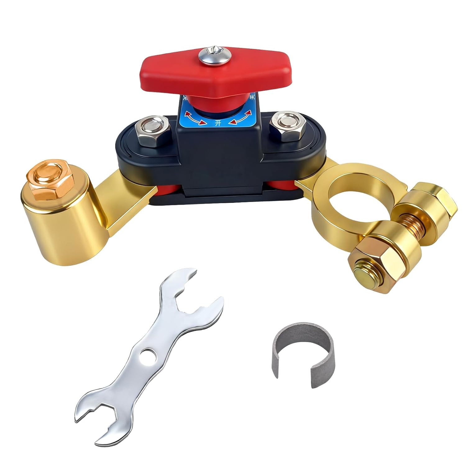 Interrupteur Coupe-batterie Pour Batterie De Voiture, Disjoncteur En Cuivre Pur Réglable, Transmission Stable, Haute Conductivité, 12 V-24 V, Coupe-circuit Intelligent Pour Voiture, Camion, Bateau