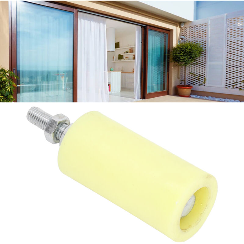 Eosnow Rouleau De Guidage De Porte Coulissante, En Nylon Dur, Robuste, Ensemble De Support De Guidage De Porte Roulante, 100mm