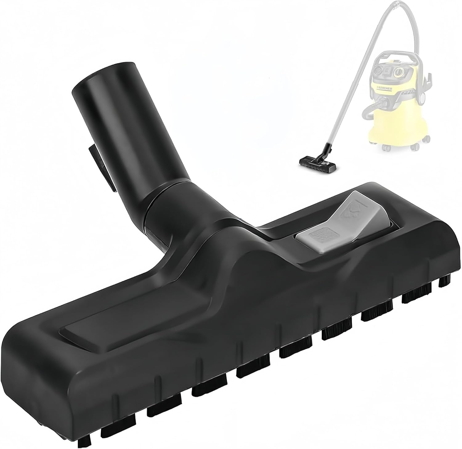 35mm Brosse Aspirateur Pour Kärcher Wd3,wd4,wd5,wd6, Accessoire Pour Les Aspirateurs Multifonctions Eau Et Poussières,32mm/35mm Brosse D'Aspirateur Universelle Avec Adaptateur,accessoire D'Aspirateur