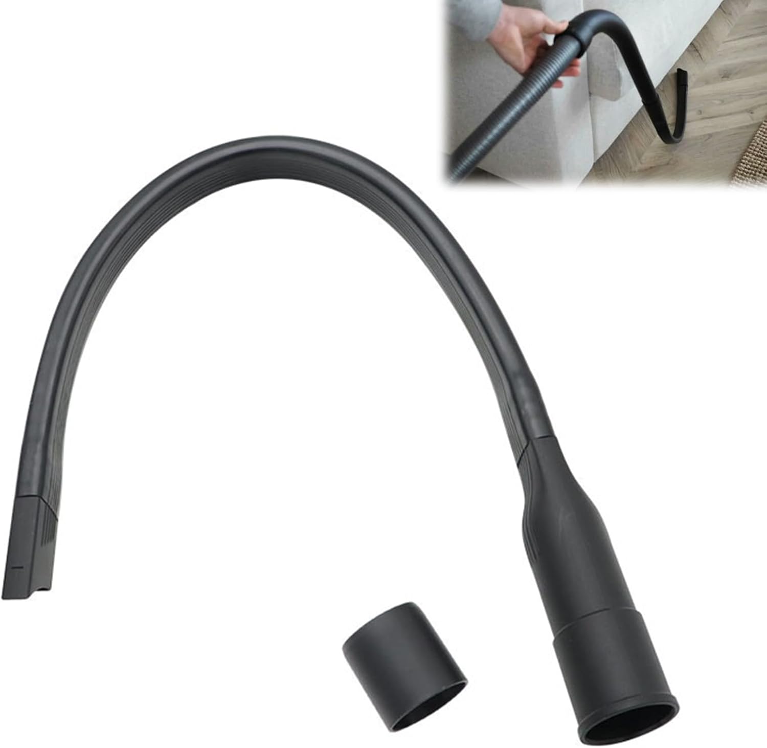 Suceur Plat Flexible Pour Aspirateur - Embout Universel 62 Cm Avec Raccord 35/32 Mm - Pour Nettoyage Des Zones Difficiles D'Accès (ventilation, Appareils, Canapés)