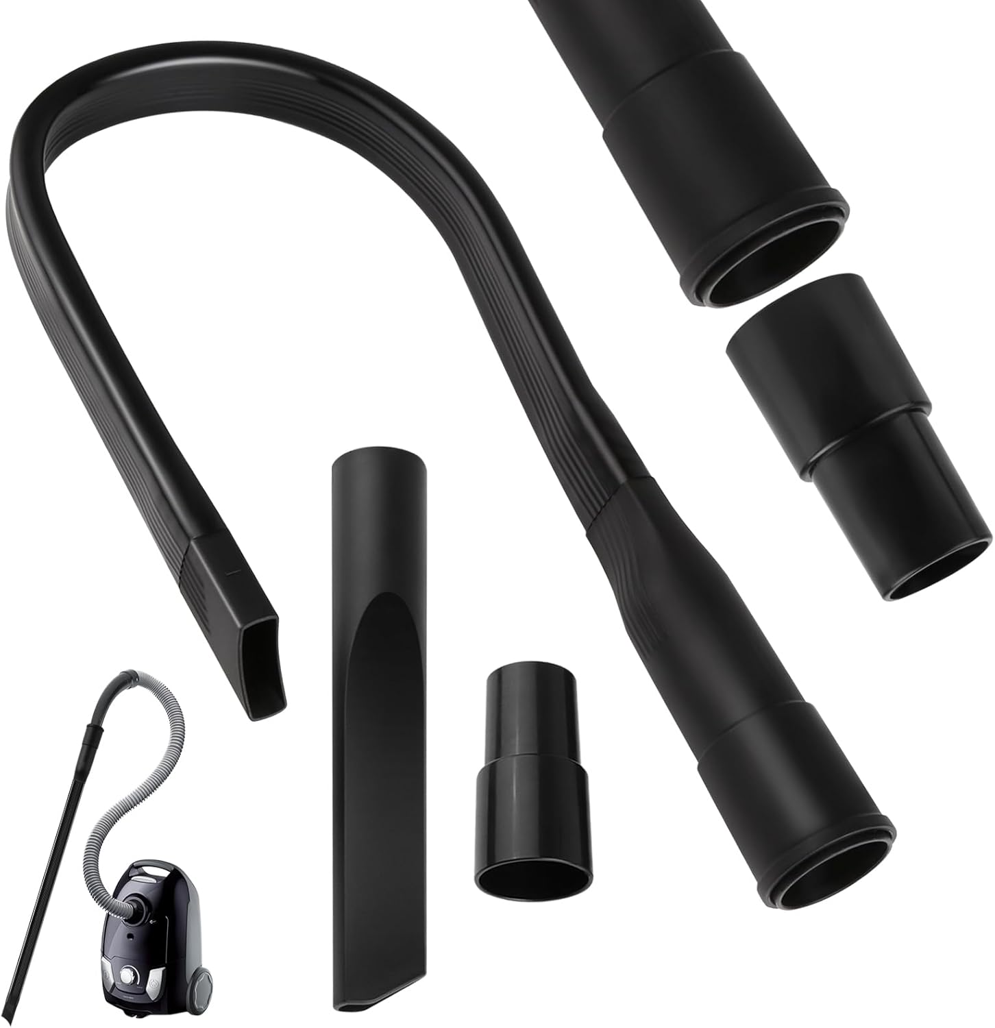 Long Flexible Suceur Aspirateur, 62cm Embout Aspirateur Pour Tous Les Aspirateurs Avec Raccord 35/32mm, Embout Aspirateur Universel Pour Le Nettoyage Sous Les Meubles Et Les Sièges De Voiture