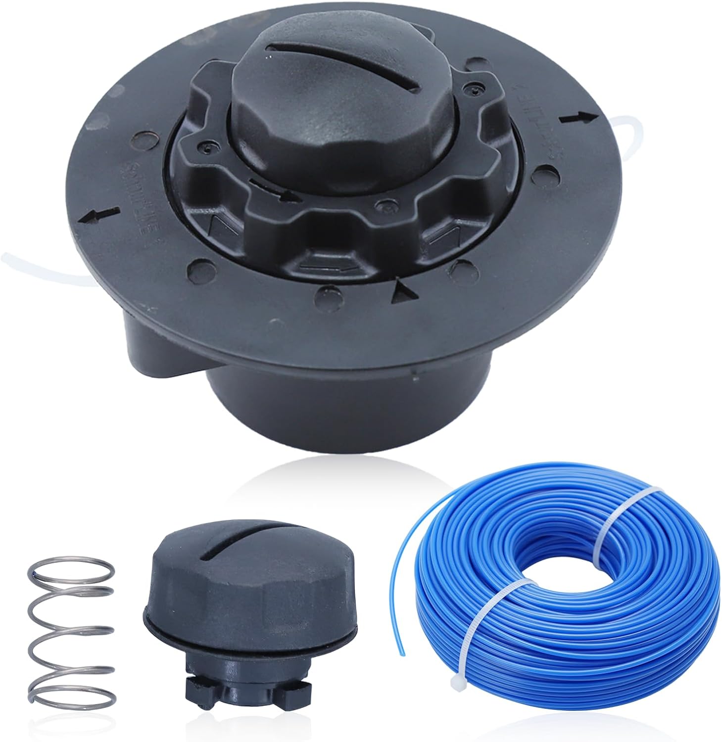 Tête De Coupe C5-2 M8x1.25, Autocut C5-2 Pour Débroussailleuses Stihl Fs38 Fs40 Fs45 Fs46 Fs50, Avec Fil De Coupe, Ressort De Tête De Coupe, Pièce De Rechange 4006-710-2106