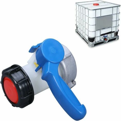Universeller Ibc-75-mm-absperrklappenadapter, Tankanschluss, Tankdeckel-kugelhahnadapter Für 1000-liter-ibc-tanks