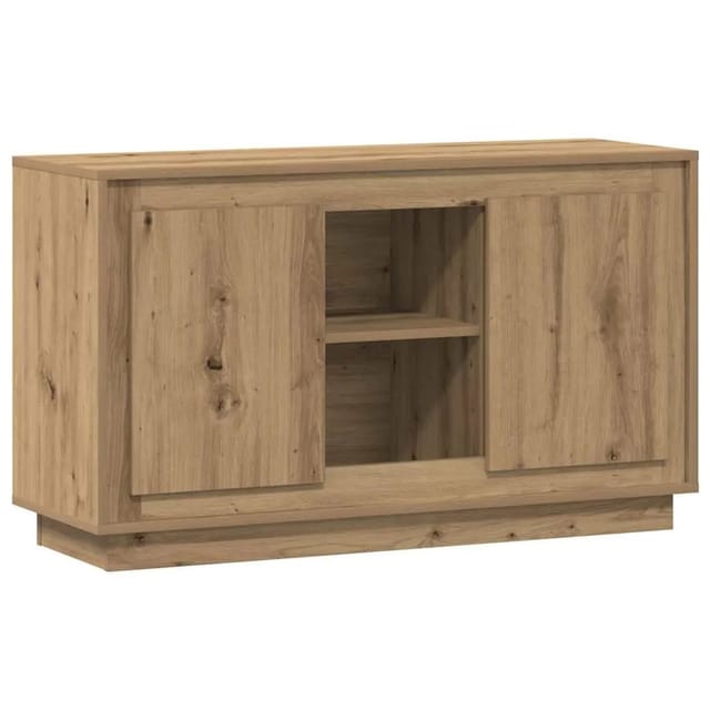 vidaXL Sideboard Artisan-Eiche 102x35x60 cm Holzwerkstoff 857138