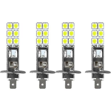 Set Mit 4 H1 6000k Superweiß 80w Led-lampen Für Nebelscheinwerfer Und Fernlicht