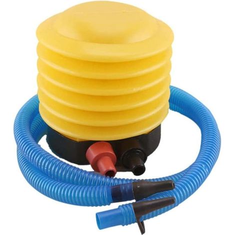 Fußpumpe, Luftpumpe, Schlauchbootpumpe, Tragbare Fußpumpe, Balgpumpe, Kunststoff, Unisex, Für Yoga, Matratzen, Schlauchboote, Gymnastikbälle