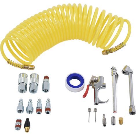 1/4 Npt Schnellkupplungsset Für Luftkompressor, Druckluftpistole Und Reifenschlauch, Komplettes Profi-set.