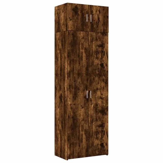 vidaXL Hochschrank Räuchereiche 70x42,5x225 cm Holzwerkstoff 3281333