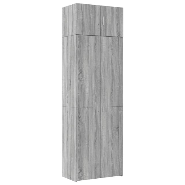 vidaXL Hochschrank Grau Sonoma 70x42,5x225 cm Holzwerkstoff 3281327