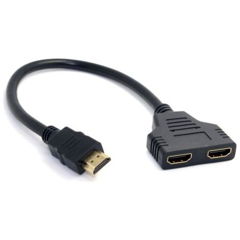 Hdmi-splitter – Hdmi-stecker Auf 2 Hdmi-buchsen (1 Eingang, 2 Ausgänge) H501