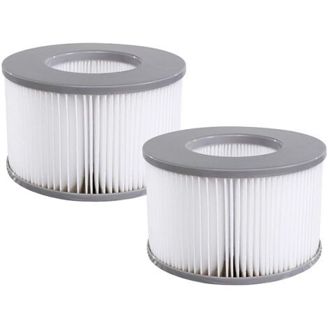 2er-pack Ms-pa Ersatzfilter Für Ms-pa Whirlpools Und Spa-filter, Kompatibel Mit Allen Gängigen Ms-pa Filterkartuschen Und Aufblasbaren Pools Fd2089 (verbesserte Version) H489