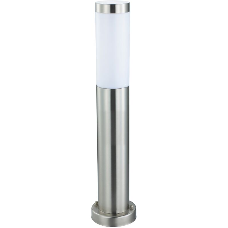 Potelet Defne-4 Inox E27 60w – Hauteur 500 Mm – Ip44 Pour Protection Extérieure – Éclairage Led 360° Pour Allées Et Jardins – Horoz Electric