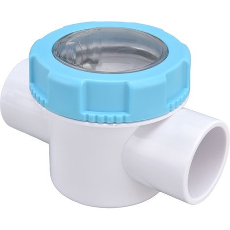 50-mm-2-wege-rückschlagventil G1 1/2 Für Gartenschläuche Mit Transparentem Spiegel, Kompatibel Mit Schwimmbadfiltern