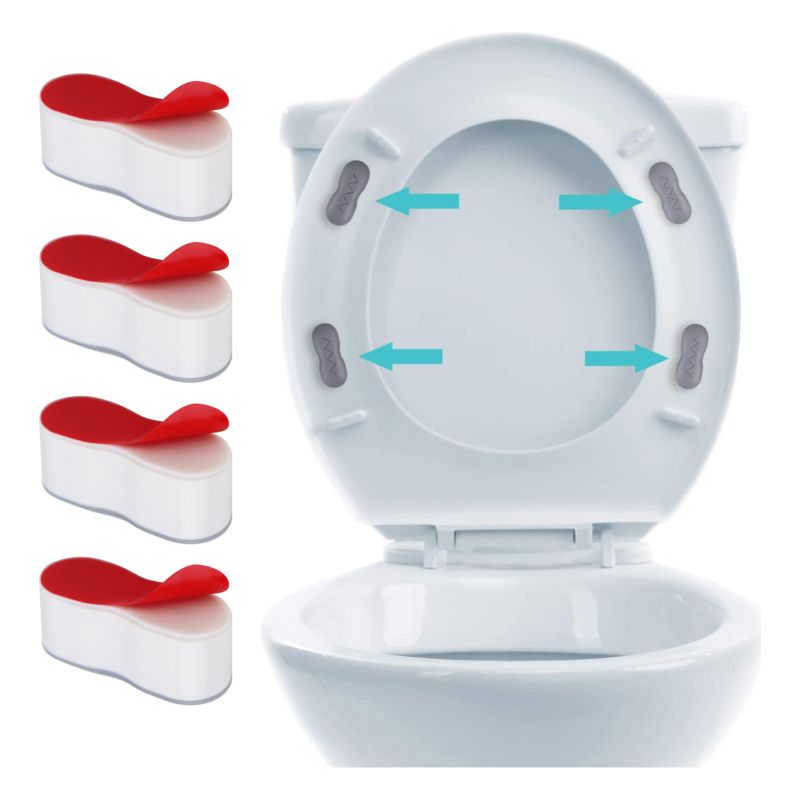 Selbstklebende Wc-sitzstopper, Wc-sitzabstandshalter Mit Bidet-aufsatz