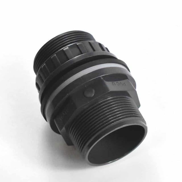 Klasebo PVC DurchfüHrung Klebemuffe AußEngewinde 50mm PN10