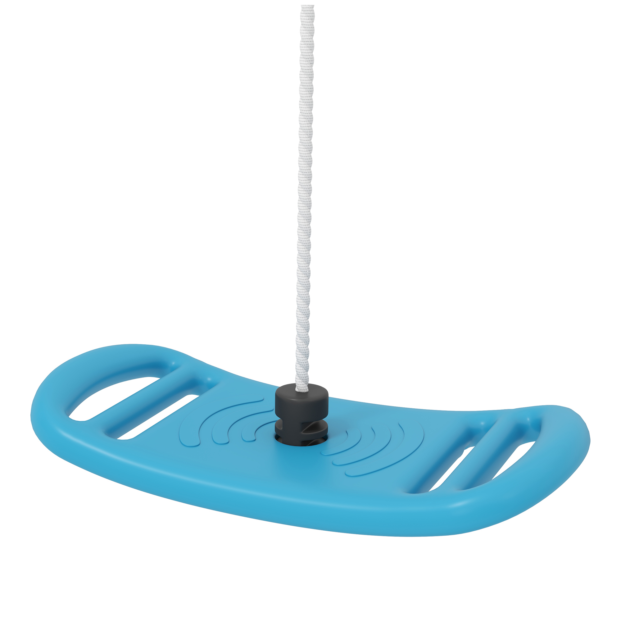 Kinderschaukel Für Drinnen Und Draußen Mit Verstellbarem Seil Und Karabiner, Tragkraft 70 Kg, Blau