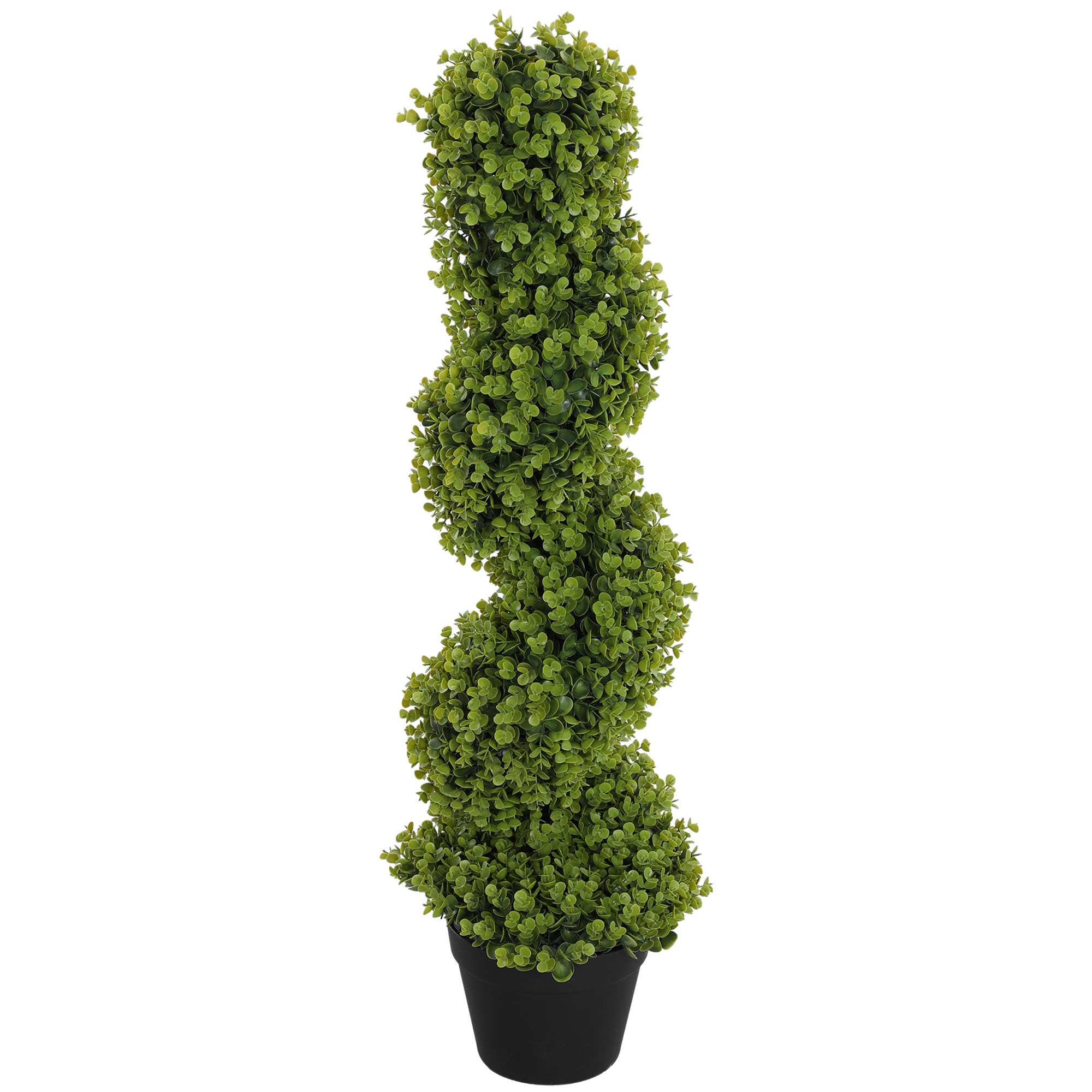 Künstlicher Spiral-eukalyptus Mit Topf, 90 Cm, Grün, Für Den Innen- Und Außenbereich