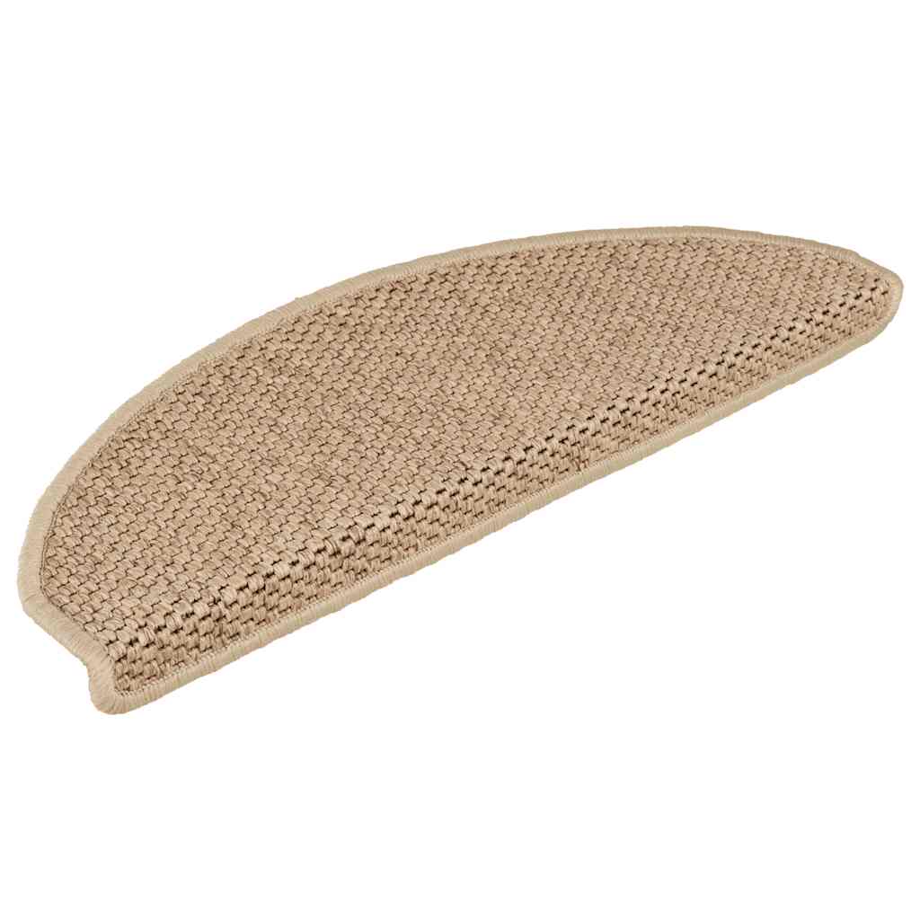 Maison Exclusive - Stufenmatten Selbstklebend Sisal-optik 15 Stk.