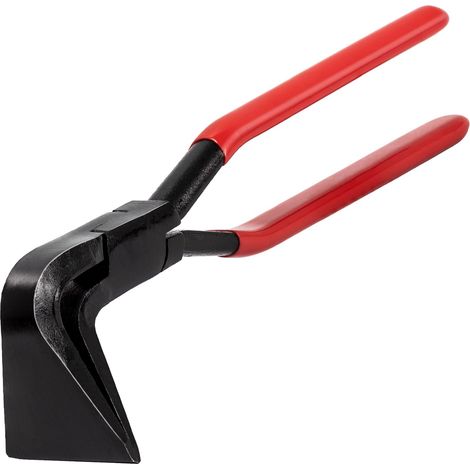 90°-klappzange, 1-teiliges Blechbiegewerkzeug, 6 Cm Breit, Rote Blechbiegezange, Mit Griff Und Handschuhen, Für Dachdecker, Maler, Werkstätten Und Heimwerker