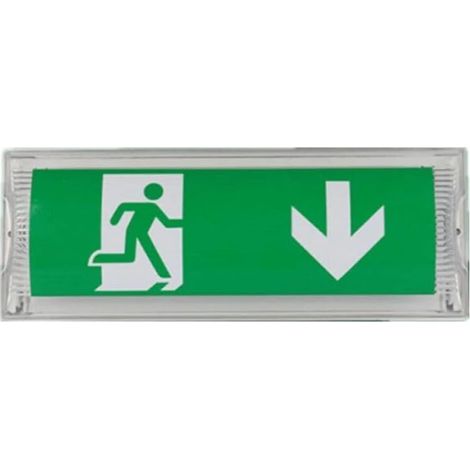 Ip65 Wasserdichte Led-notleuchte Mit 3 Stunden Akkulaufzeit - Notausgangsleuchte (2 Stück)