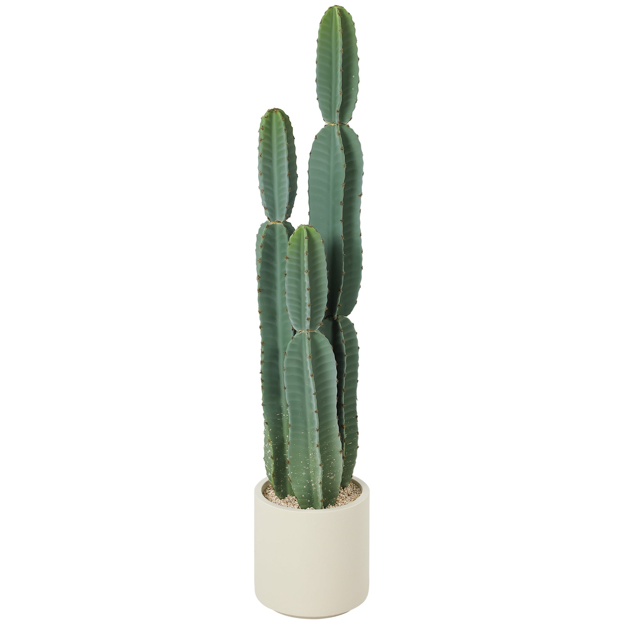 Künstlicher Kaktus Im Topf, 111 Cm Hoch, Grün