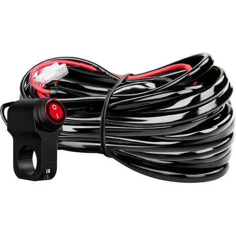 1 Led-verkabelungssatz, Lenkerschalter, 12-v-relais, Wasserdichte Sicherung, Motorrad, Auto, Boot