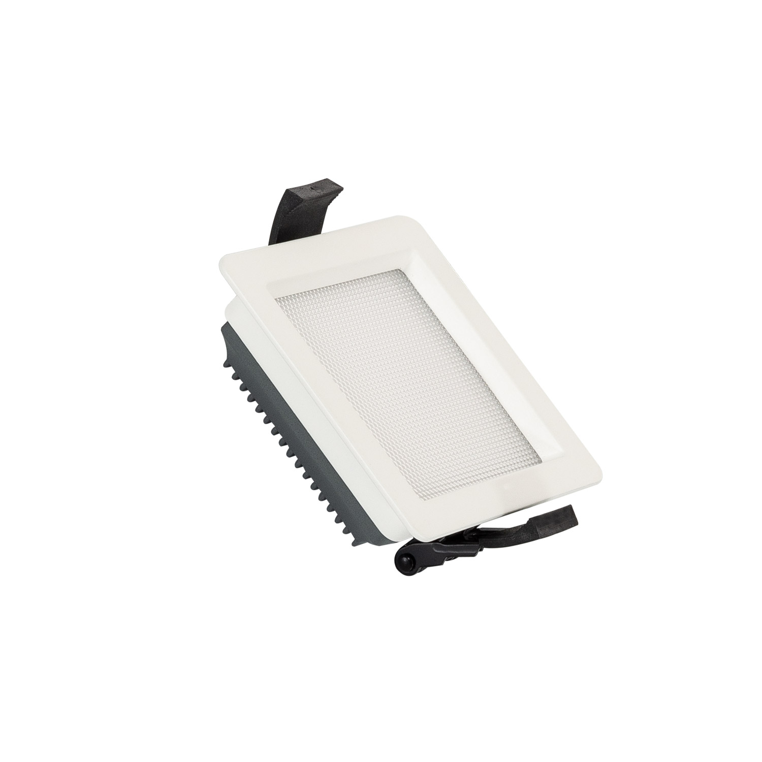 Led Downlight Einbaustrahler 10w Eckig Aero 130lm/w Mikroprismatisch Ausschnitt 85x85 Mm
