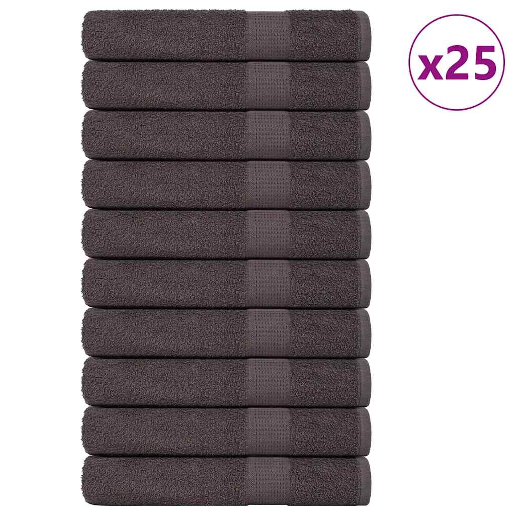 Handtücher Frogn 25 Stk. Anthrazit 100x200 Cm 360 G/m²