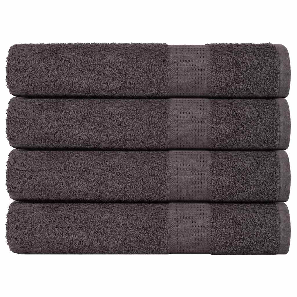 Handtücher Frogn 4 Stk. Anthrazit 100x200 Cm 360 G/m²