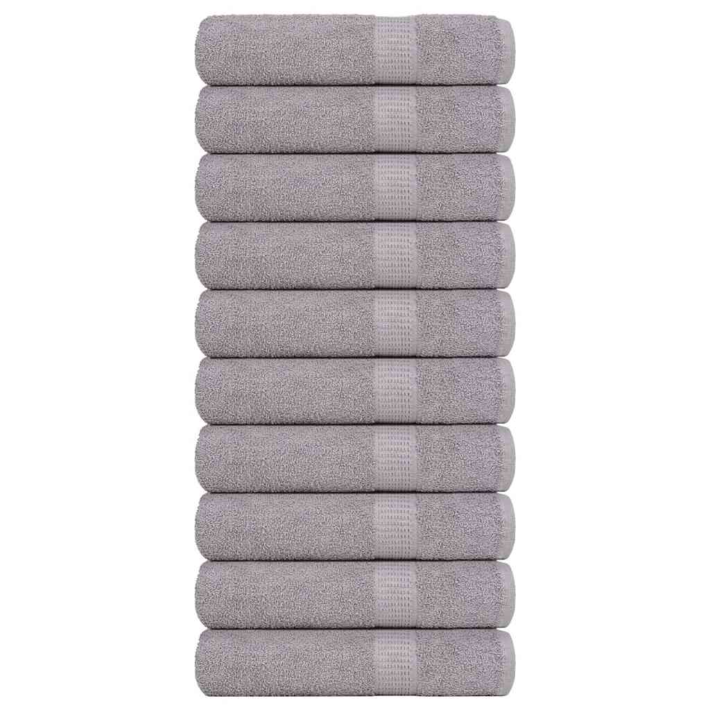 Duschtücher Frogn 10 Stk. Grau 70x140 Cm 360 G/m²