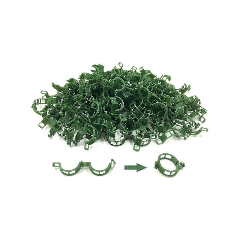 200 Pflanzenclips, Tomatenclips, Rankgitterclips Für Gurken, Kürbisse Und Kletterpflanzen