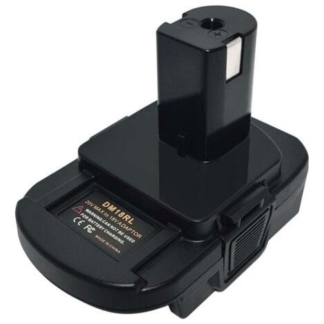 Dm18rl Akkuadapter Für Ryobi 18v Lithium-akku-elektrowerkzeuge Kann Mit Dewalt 18v Und 20v Oder Milwaukee 18v Li-ionen-akkus Verwendet Werden, Um Auf 18v-leistung Umzuwandeln.