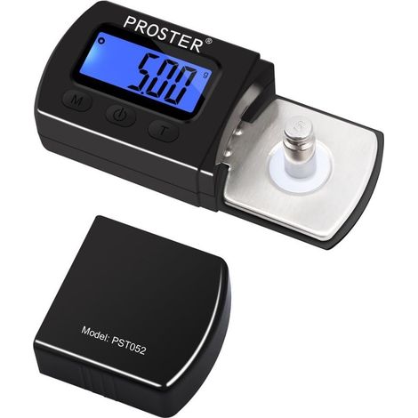 Digitale Mini-tonabnehmerwaage, Digitale Klangbalance, Hochpräziser Nadelkraftmesser (0,01 G) Mit Hintergrundbeleuchtetem Lcd-display