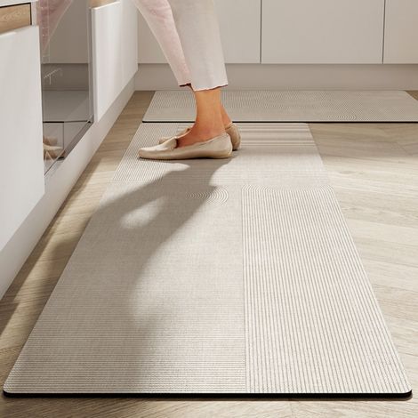 Iwasaki 4020cm (kieselgur) Küchenmatte, Leicht Zu Reinigen, Waschbar, Aus Kieselgur, Saugfähig Und Rutschfest.